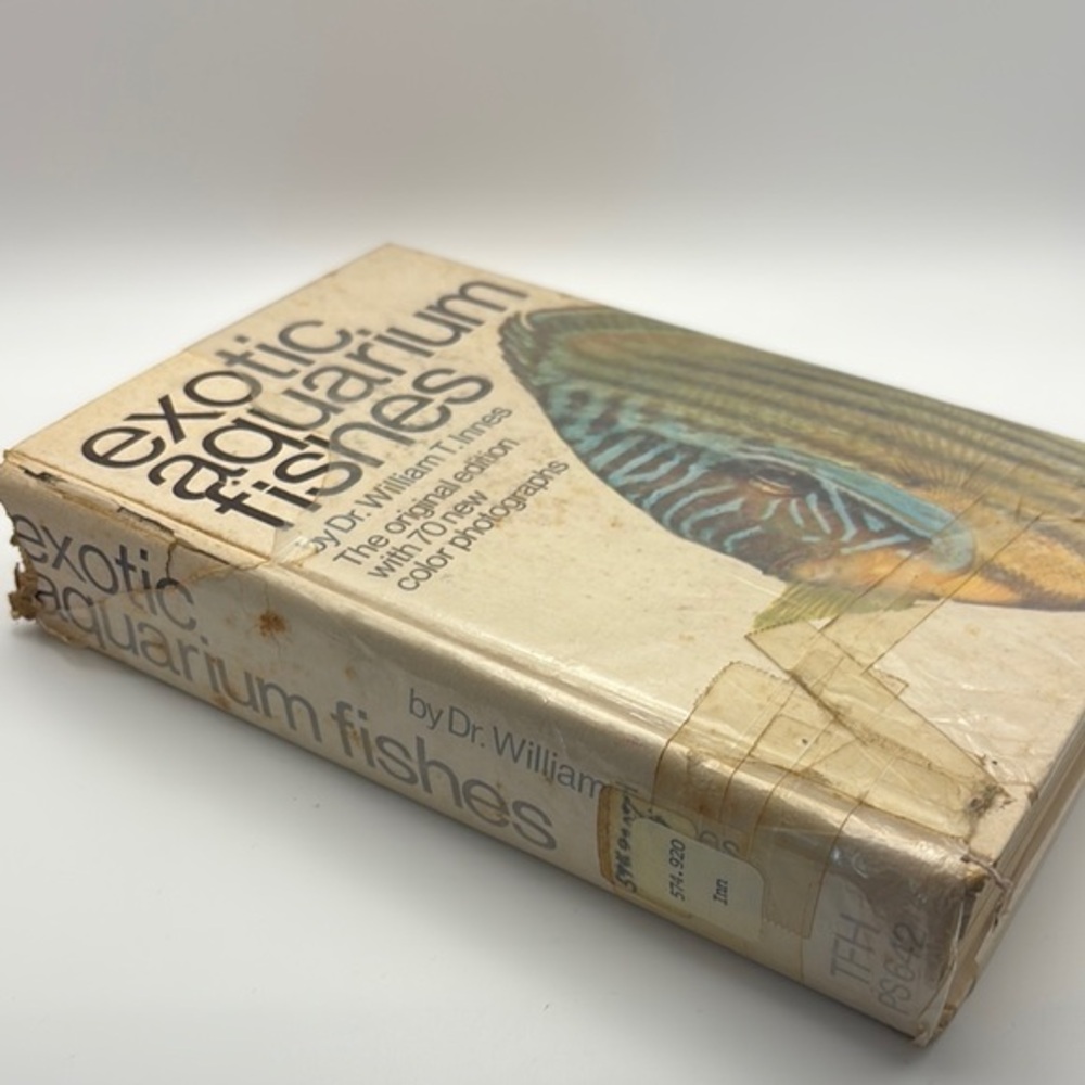 Exotic Aquarium Fishes by Dr. William T. Innes | Vintage Fish Care Book | Illust